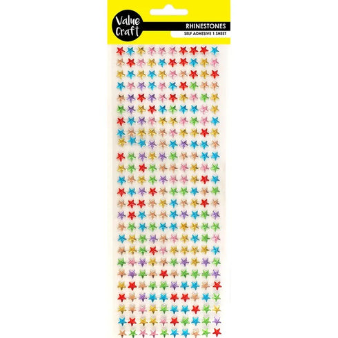 8mm Multicolour Star Rhinestones